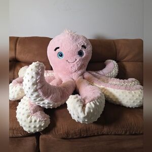 Jumbo XL Pink Octopus Plush